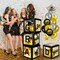 Graduation Decorations 2026-Graduation Party Decorations,Graduation Balloons Boxes(4PCS) with LED Light Strings & Letters 2026 GRAD So Proud of You,Party Favors For Any Grades Class.